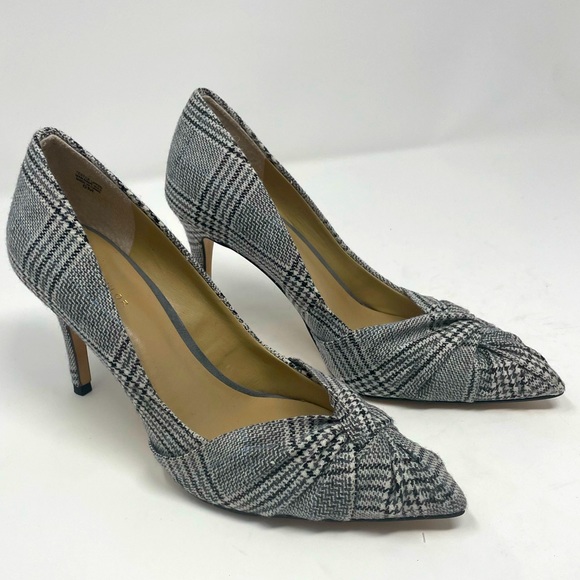 Ann Taylor Plaid Pumps - Picture 2 of 7